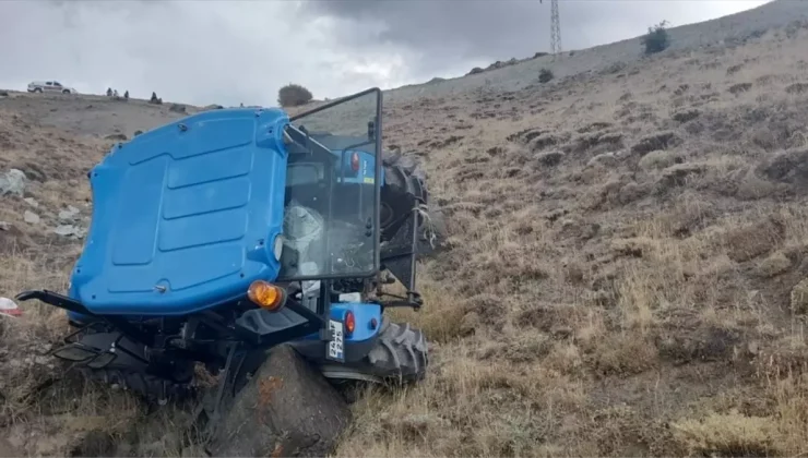 Erzincan’da Traktör Devrildi: Baba ve Oğlu Yaralandı