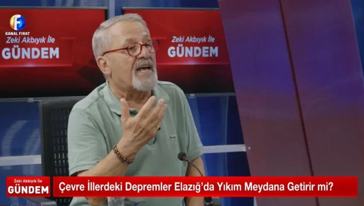 Naci Görür deprem ile ilgili neler söyledi? Deprem nerede olacak? Bingöl-Karlıova-Erzincan bölgesinde deprem olacak mı?