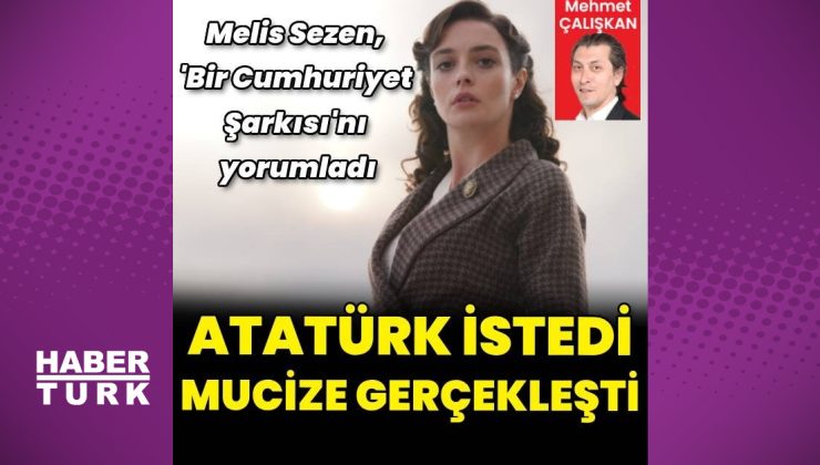 Melis Sezen, 'Bir Cumhuriyet Şarkısı'nı yorumladı: Milli bir gurur – Magazin haberleri